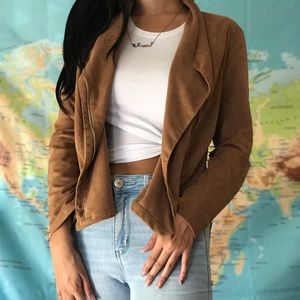 Brown motor jacket
